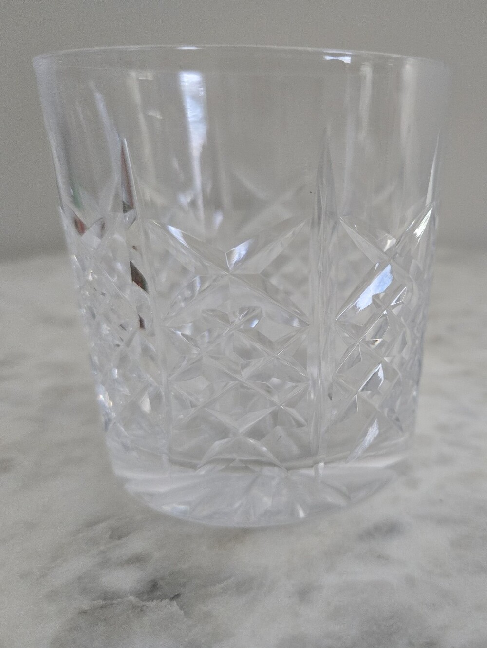 Crystal Cut Scottish Whiskey Glasses - Clear (Set of 3)